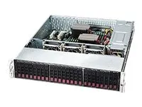 Supermicro SC216 BE1C-R920LPB - Rack-monterbar 2U - forstærket forlænger ATX - SATA/SAS - hot-swap 920 Watt - sort