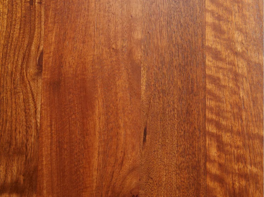 Meuble TV avec 3 portes en bois de manguier et métal - Naturel et noir - BALIMELA