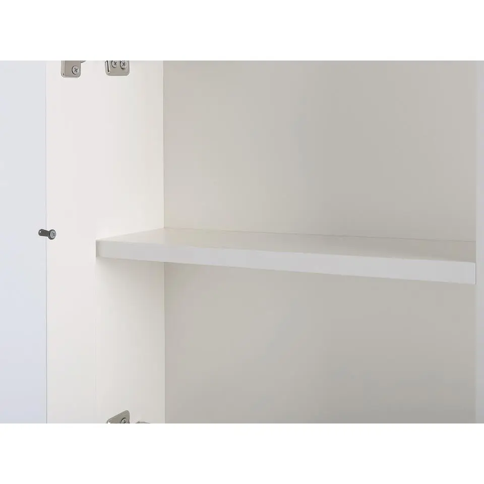 MAZARREDO - Badkamermeubel LED - Zwart - Multiplex