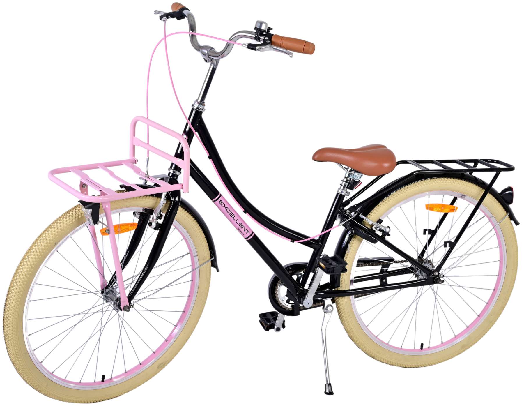 TPFSports Excellent Kinderfahrrad - Mädchen - 26 Zoll - Rücktritt + Handbremse - Grün