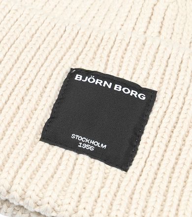 Bjorn Borg Knitted Muts Ecru 10001232-NL004 kopen