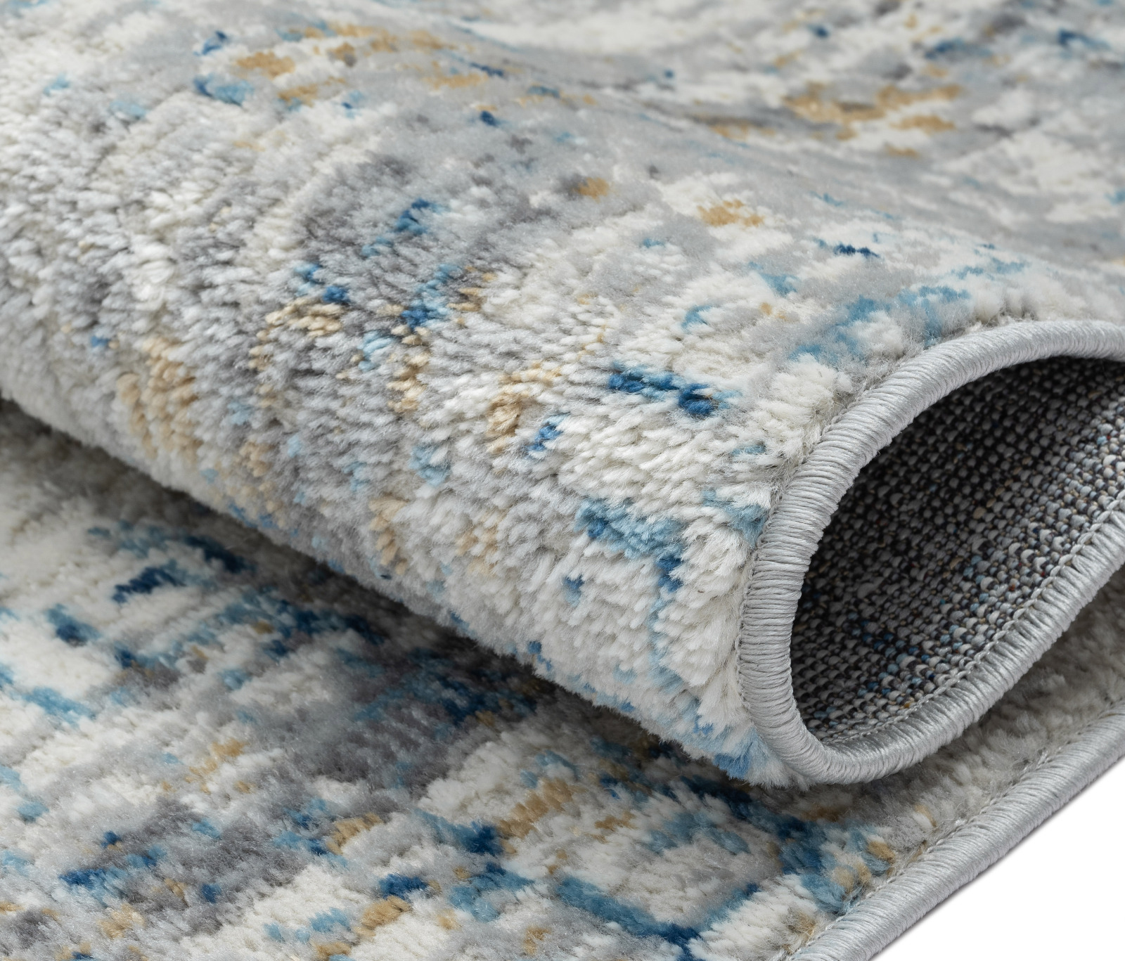 Teppich MY LOOK - beige-blau-terrakotta - 80x150 cm
