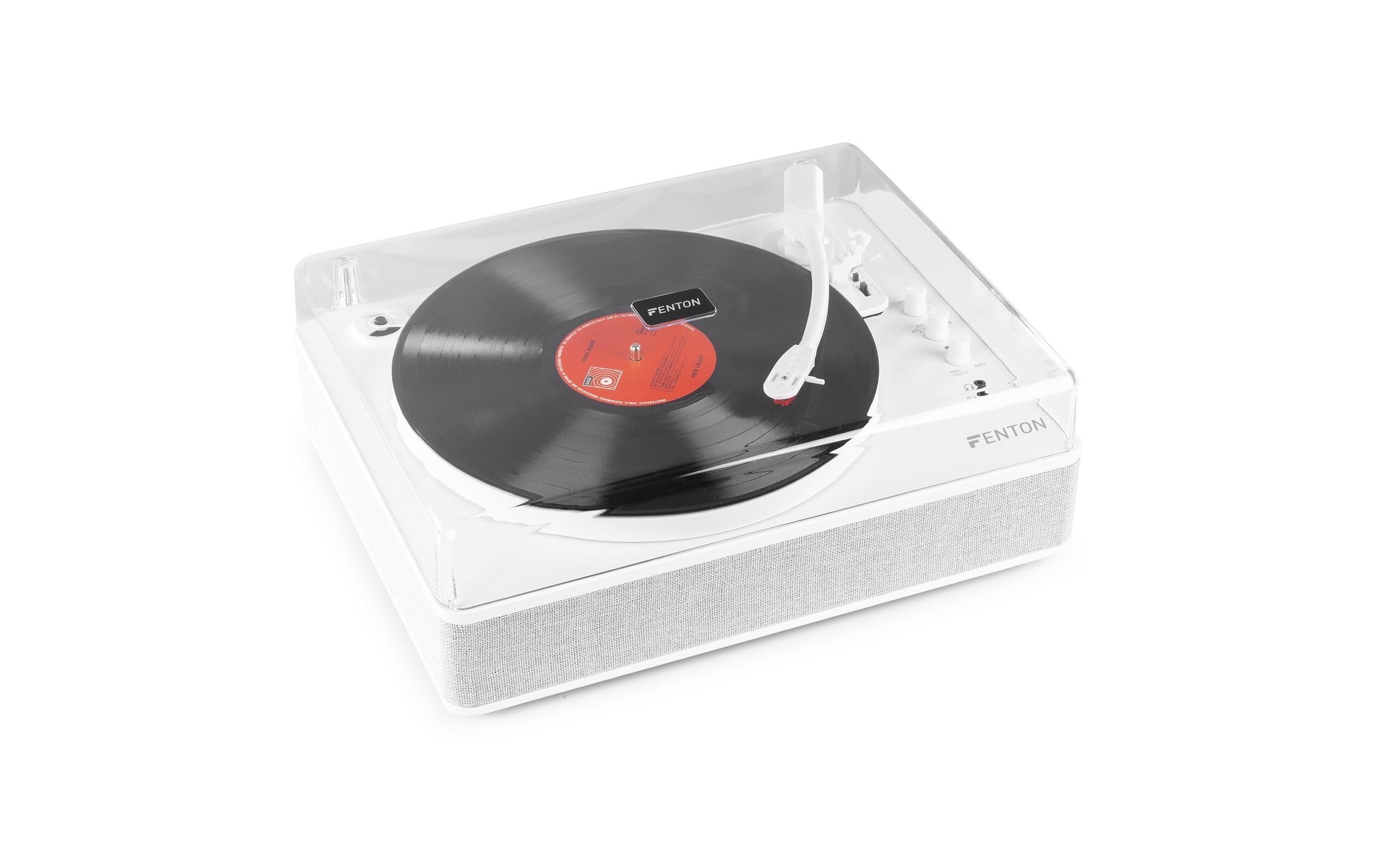 Plattenspieler mit Bluetooth RP162 Weiss<br>Retro Plattenspieler mit Bluetooth, USB-Player und Umwandlungsmöglichkeit für Schallplatten