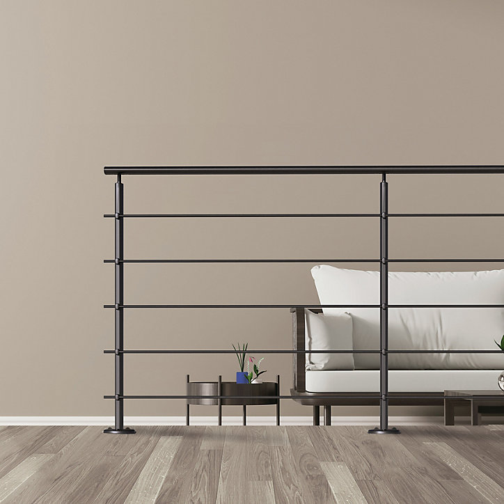 Pack garde-corps : prêt à poser à plat Prestio ral 9005 Kordo