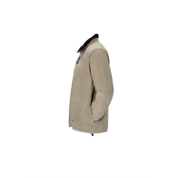 Relax Fleece Trøje Camel/marine