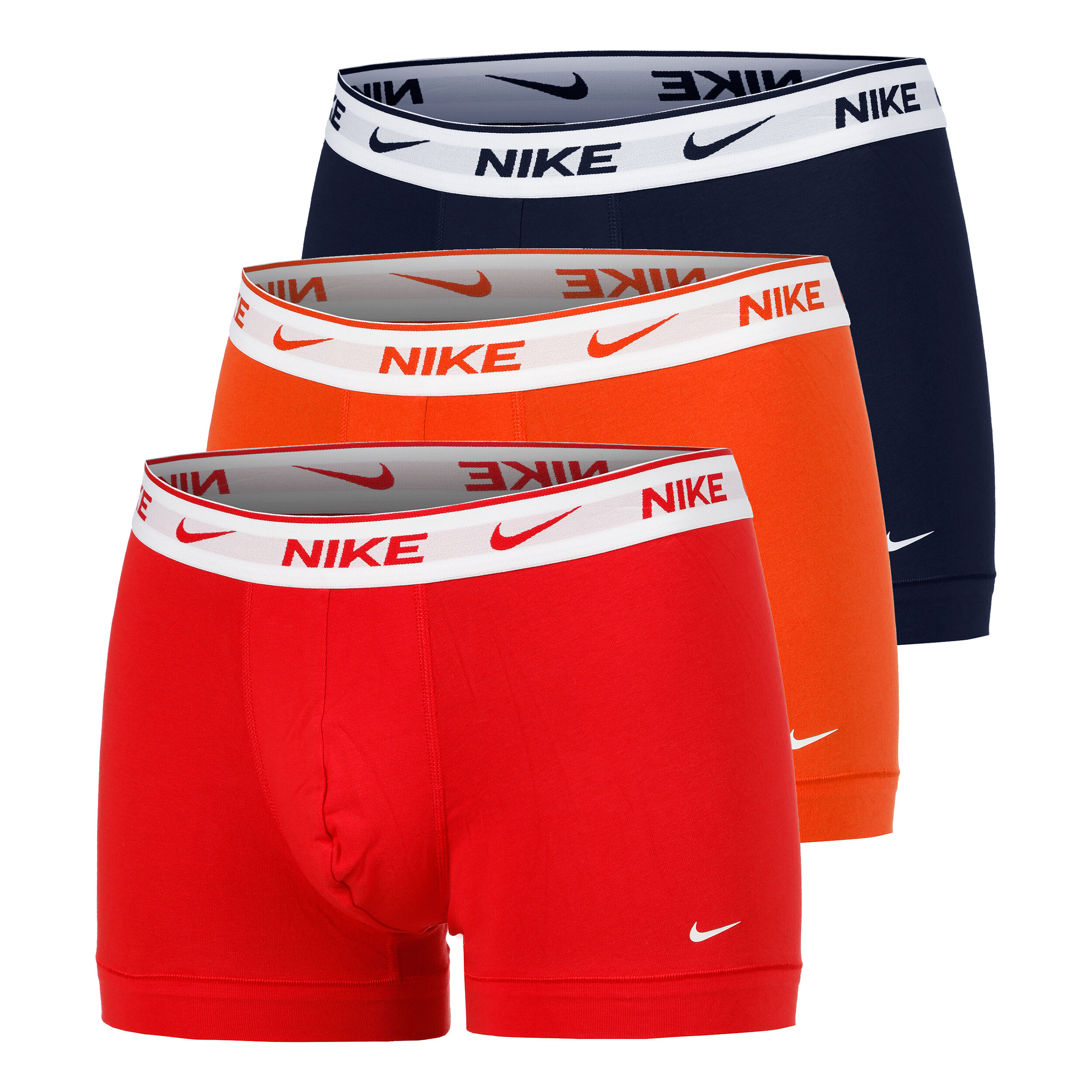 Nike Everyday Cotton Sretch Caleçon Pack De 3 Hommes - Multicouleur