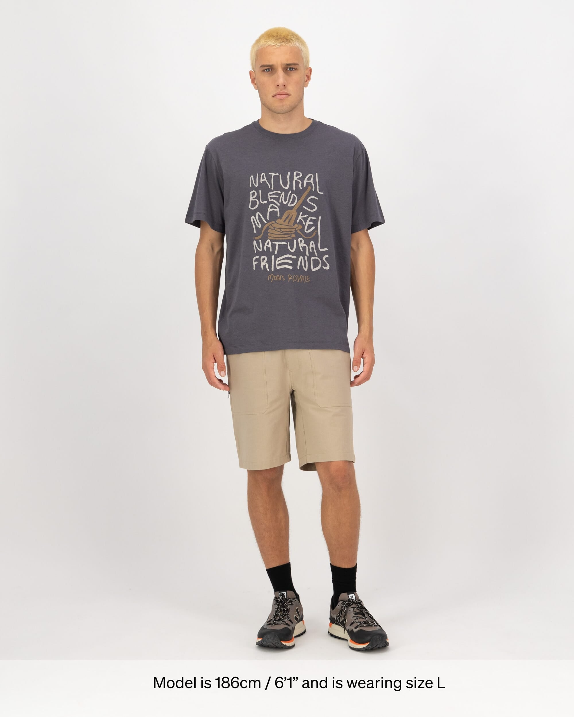 Mons Royale Yonder Merino Cotton Tee M's