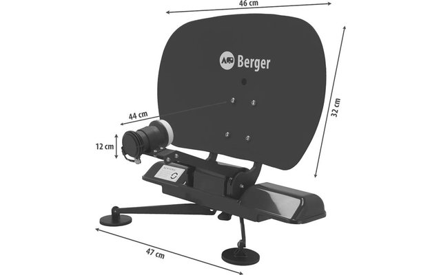 Berger Pathfinder 2.0 faltbare vollautomatische Sat-Anlage