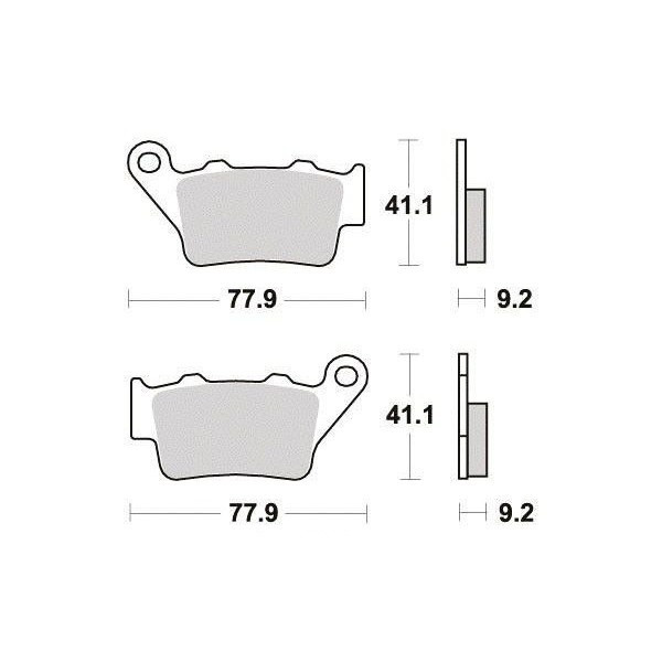 Sifam - Plaquettes de frein S1080N