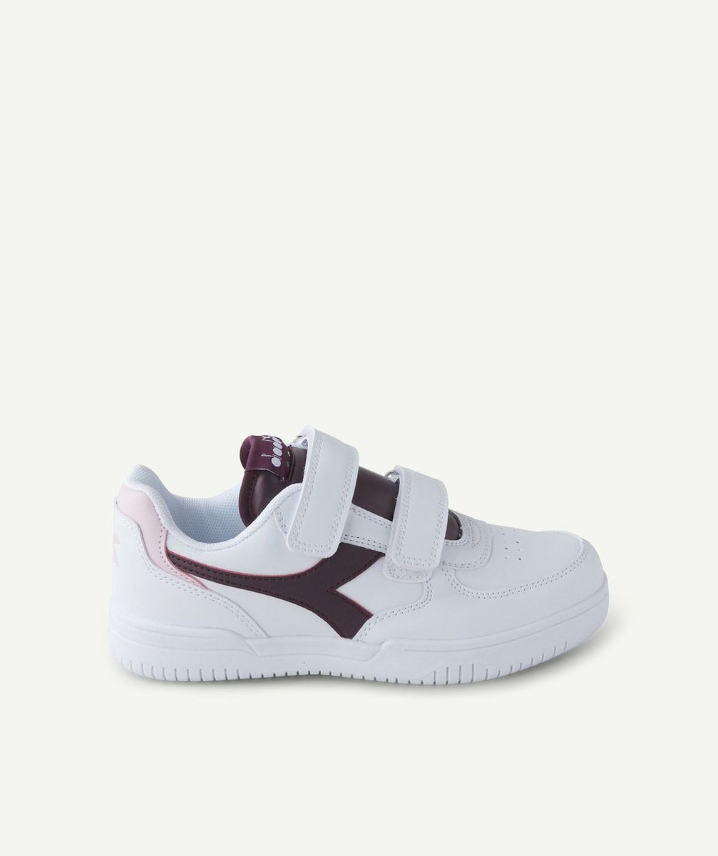 DIADORABASKETS RAPTOR LOW PS BLANCHES ET BORDEAUX