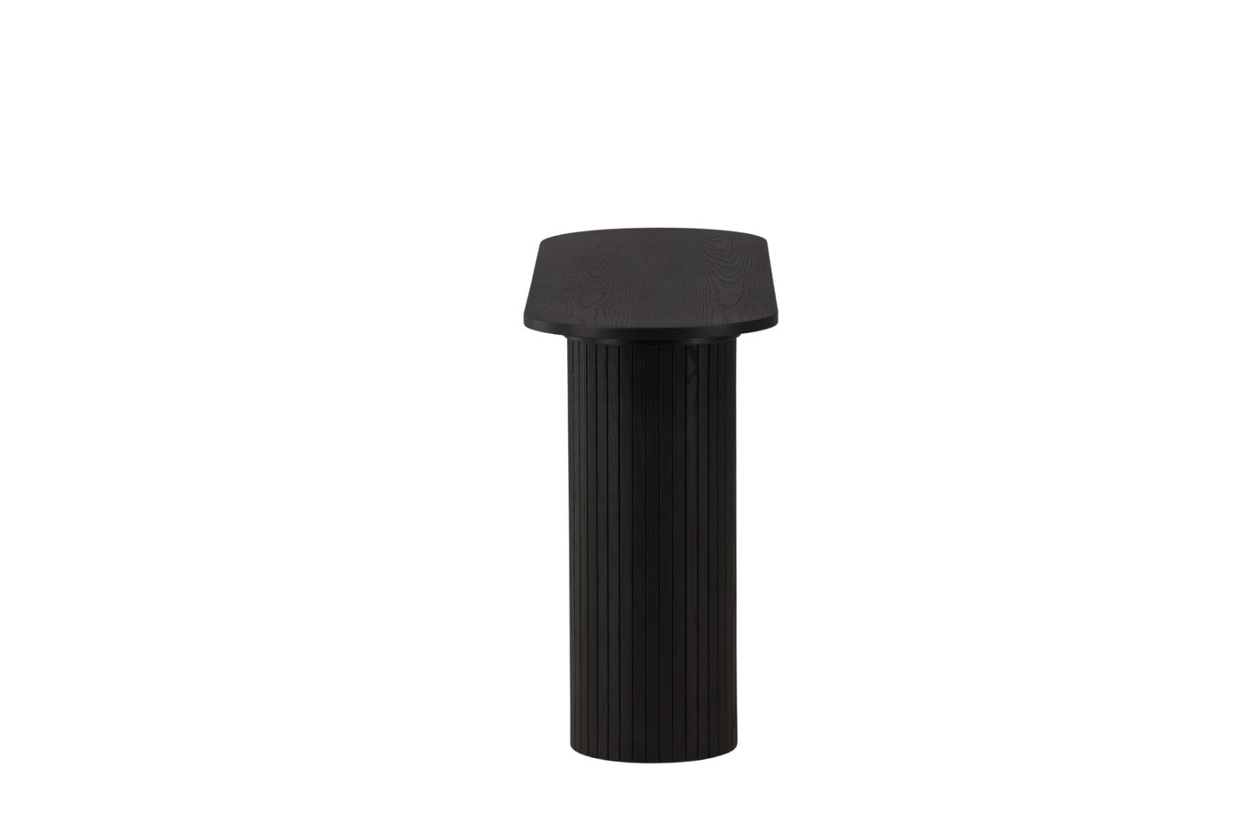 FjÃ´rd - Sidetable Zwart 130cm - Fineer - Bianca
