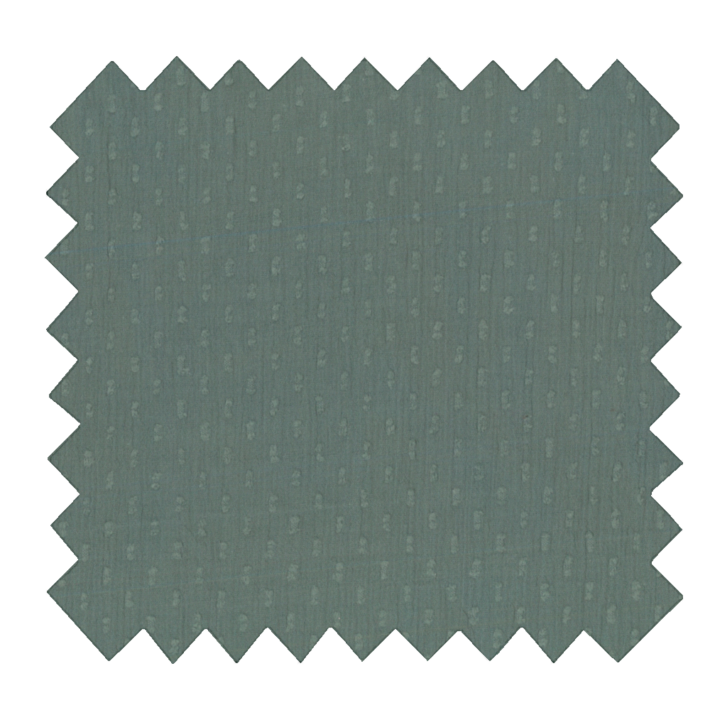 Tissu Coton Au Mètre Gaze Plumetis Vert Ex1069