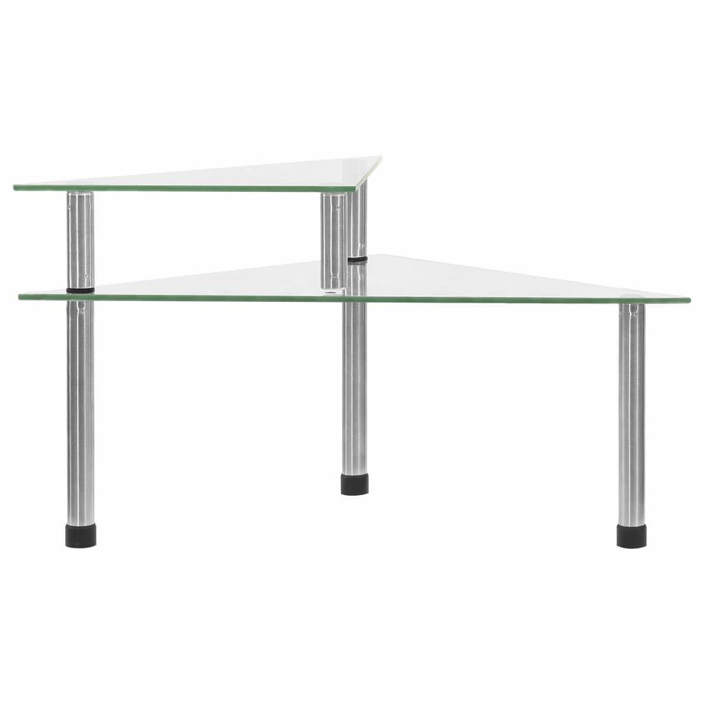 vidaXL Keukenplank, Transparant, 49,5x35x19 cm, Gehard Glas