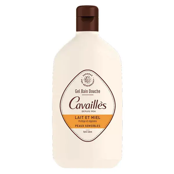 Gel de Banho Extra-Rico Rogé Cavaillès com Leite e Mel 400ml