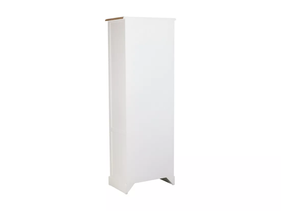 Étagère en bois blanc 63.5x40x180.5h