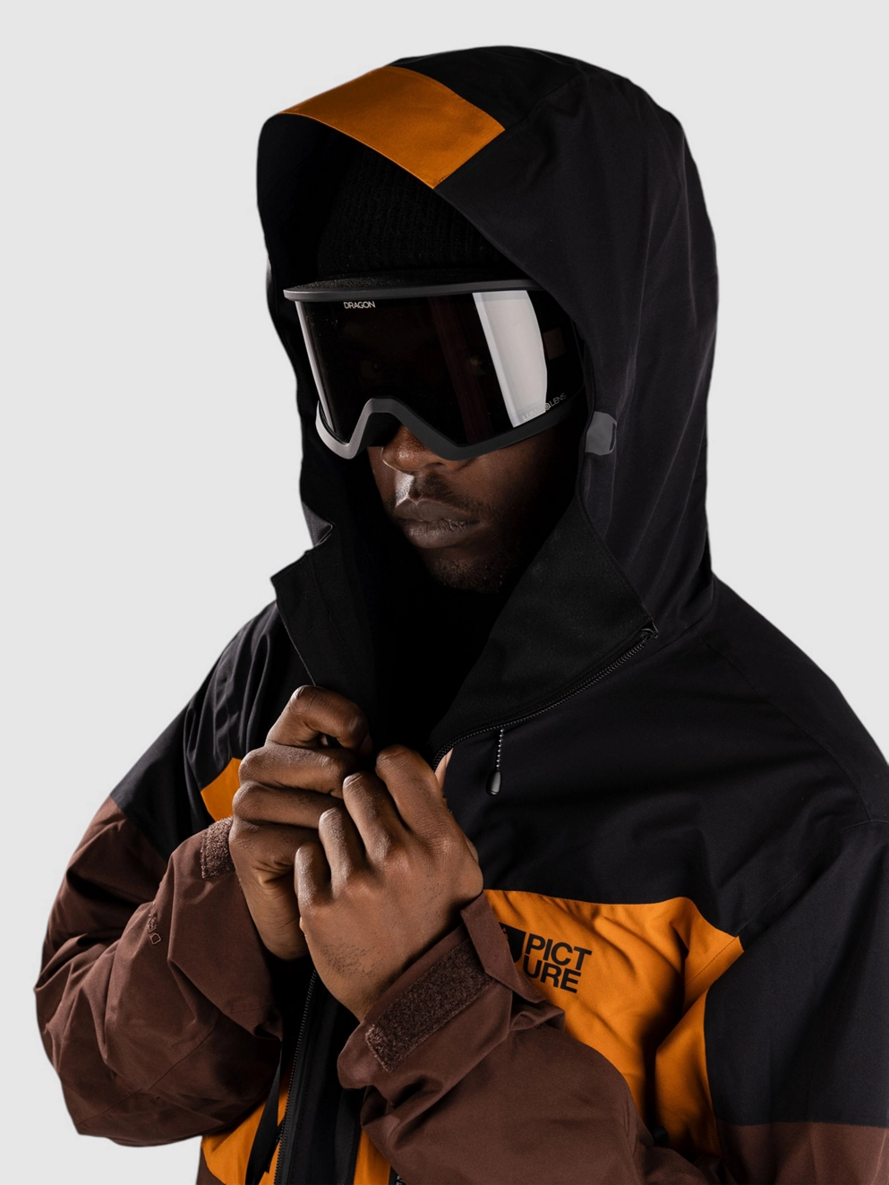Picture Naikoon Jacket black chicory honey