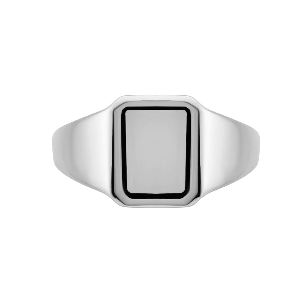 Chevalière Argent Blanc Said