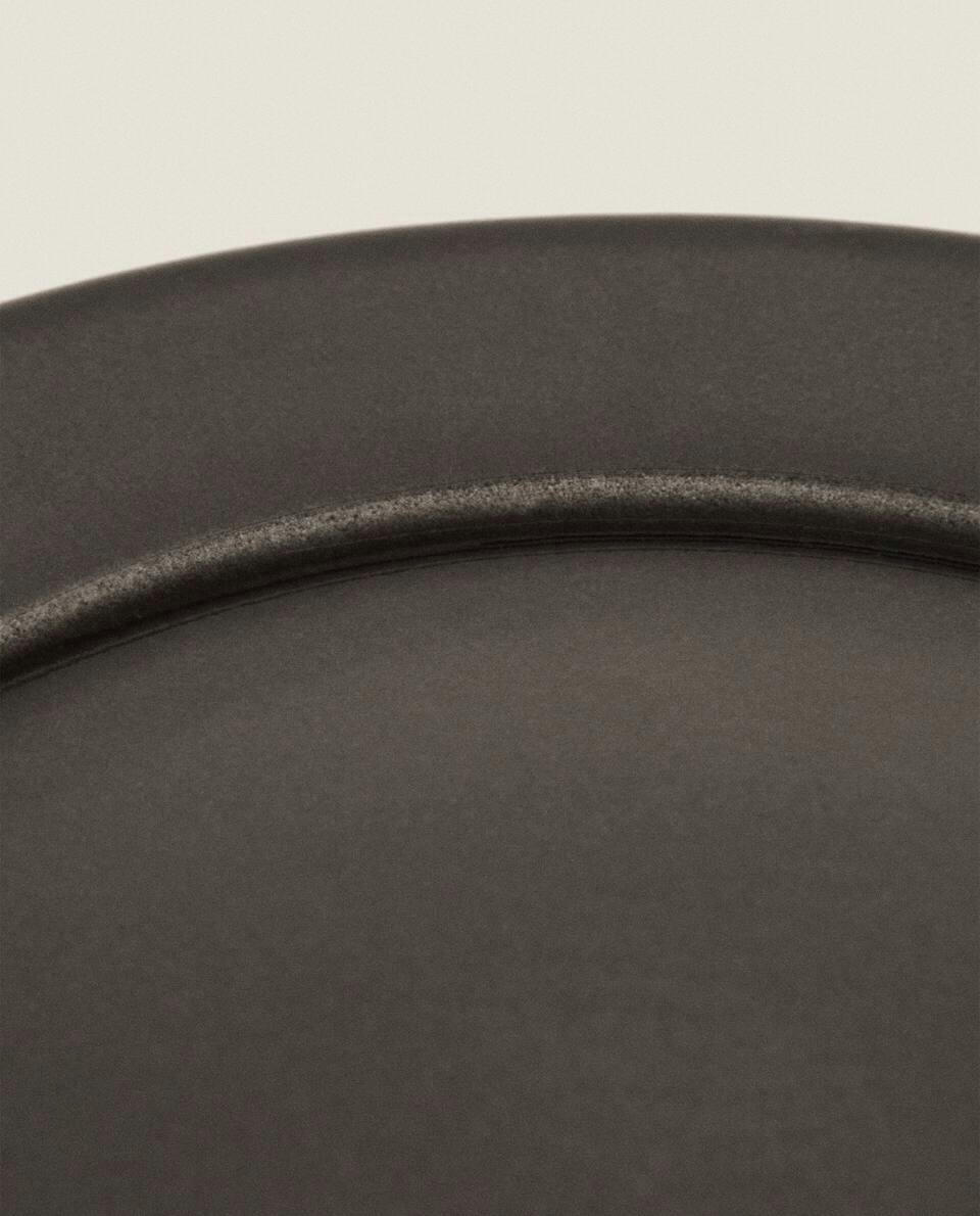 LOUÇA DE MESA DE GRÉS PRETO