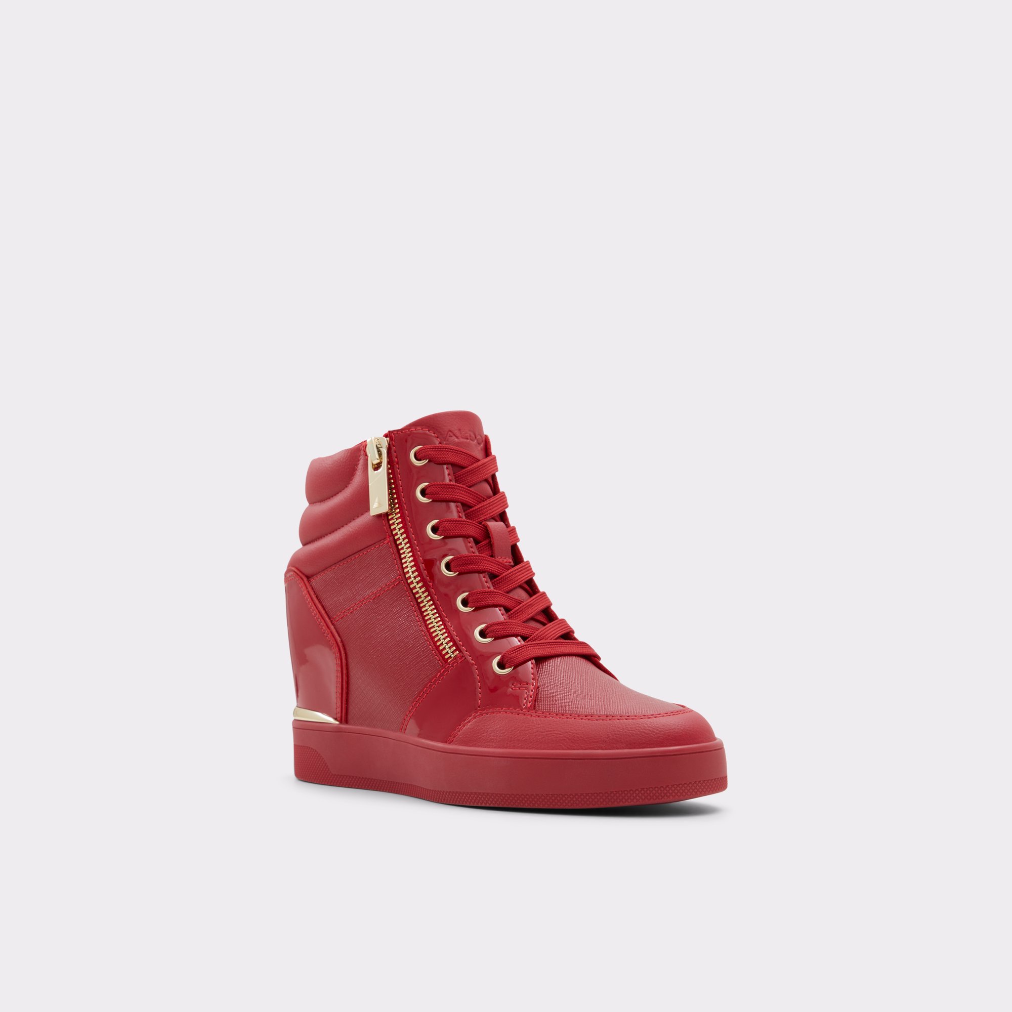 Ereliclya Bright Red Women High top sneakers