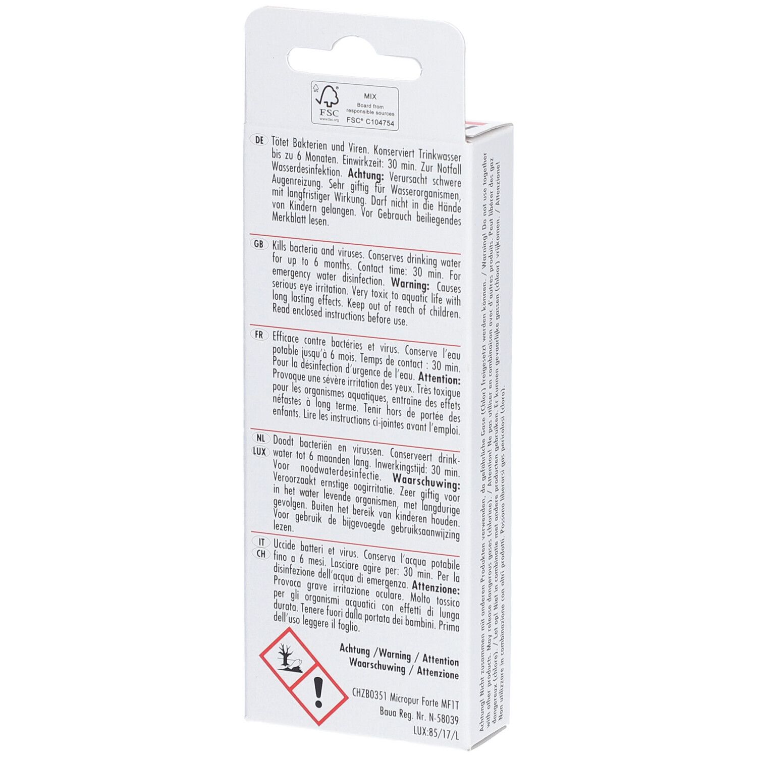 Micropur® Forte MF 1T