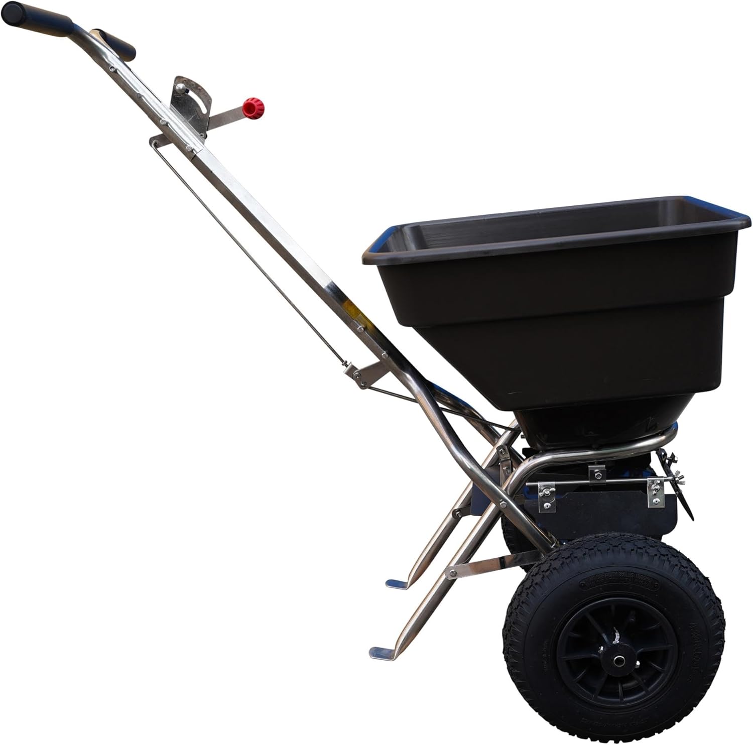 Texas CS6000S Streuwagen | bis zu 300 cm Arbeitsbreite | 58 Liter Fassungsvermögen | Geeignet für Samen, Dünger und Salz