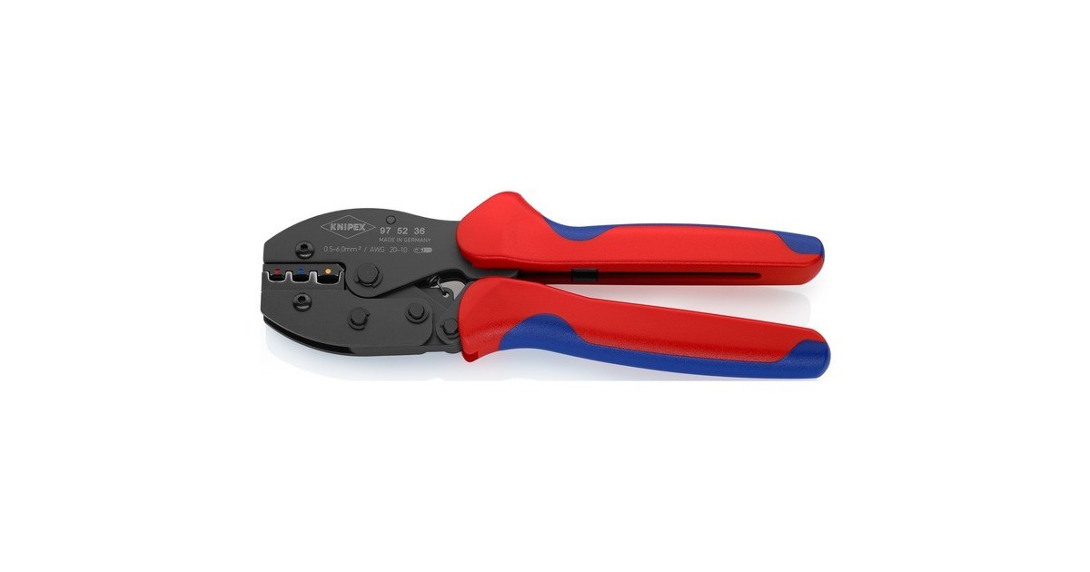 KNIPEXPreciForce Krimptang 975236  (Rood/blauw)