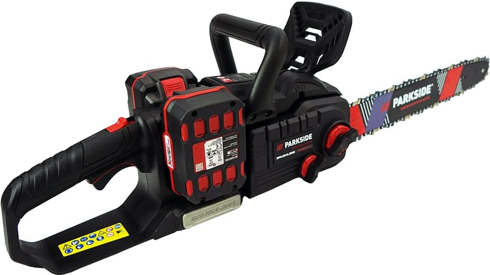 HEADNMORE® Bundle - PARKSIDE PERFORMANCE® 40V Akku Kettensäge PPKSA 40-Li B2 (inkl. 2x4ah Akkus) +Schlüsselanhänger