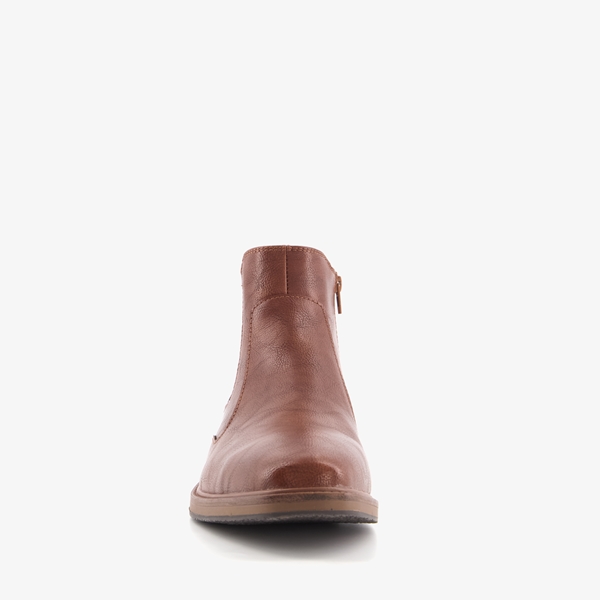 Emilio Salvatini heren Chelsea boots cognac bruin