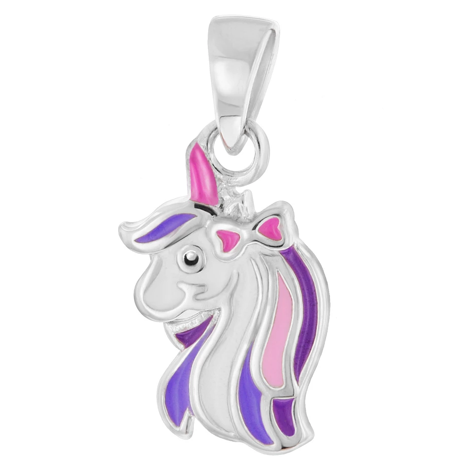 trendor Kinder-Halskette Einhorn Silber 925 Collier silver