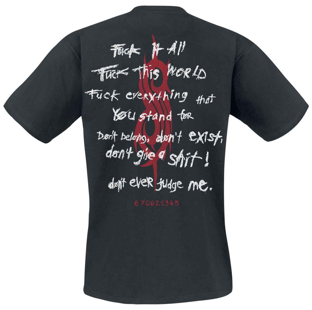 Fuck It All | Slipknot T-Shirt Manches courtes