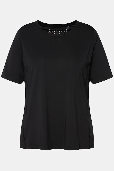 T-Shirt, schnelltrocknend, Rundhals, Halbarm, recycelt