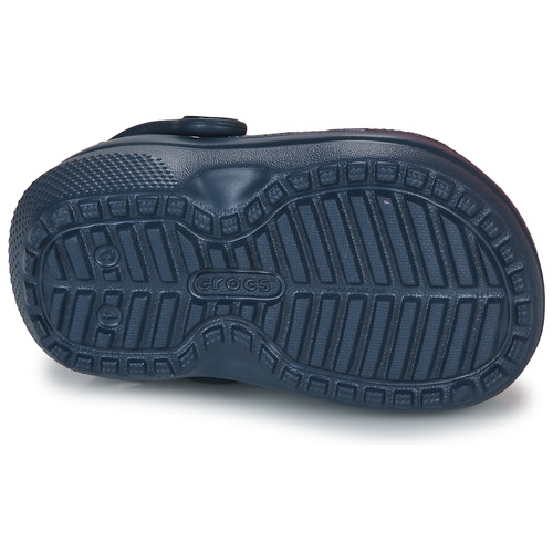 Crocs - CLASSIC LINED CLOG T - Marine / Gris