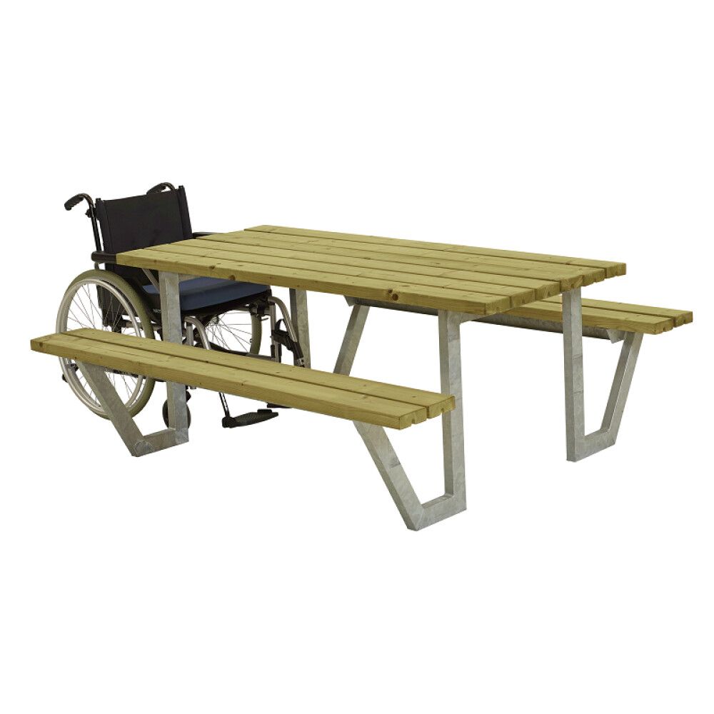 BENKESETT PLUS WEGA 177X161X73/45CM TRYKKIMPREGNERT