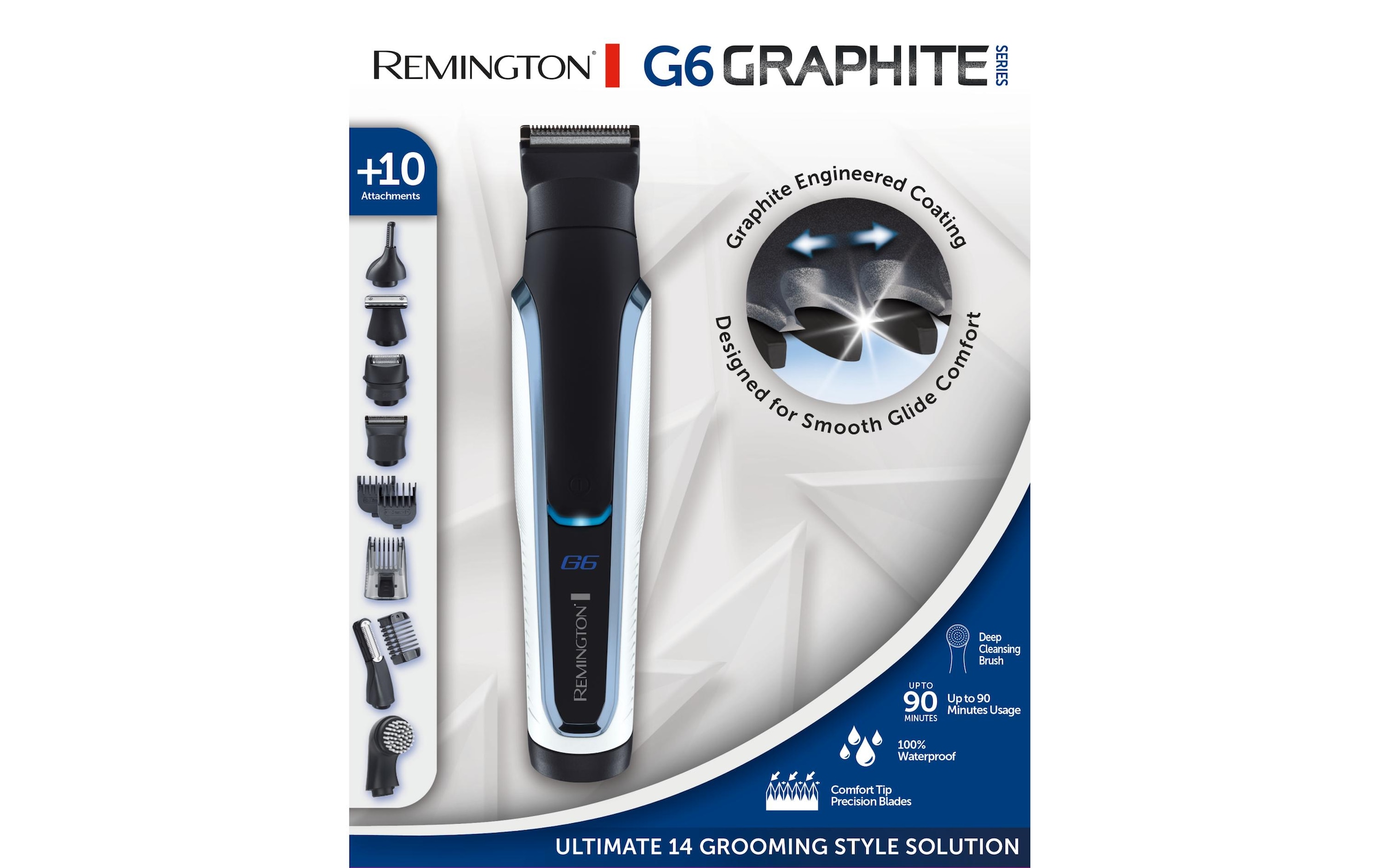 Remington Haarentferner-Set »Remington Multirasierer PG6000 Graphite Series G6«