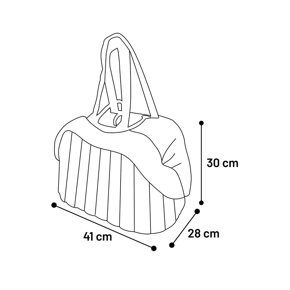 Flamingo Draagtas Tuke Bruin