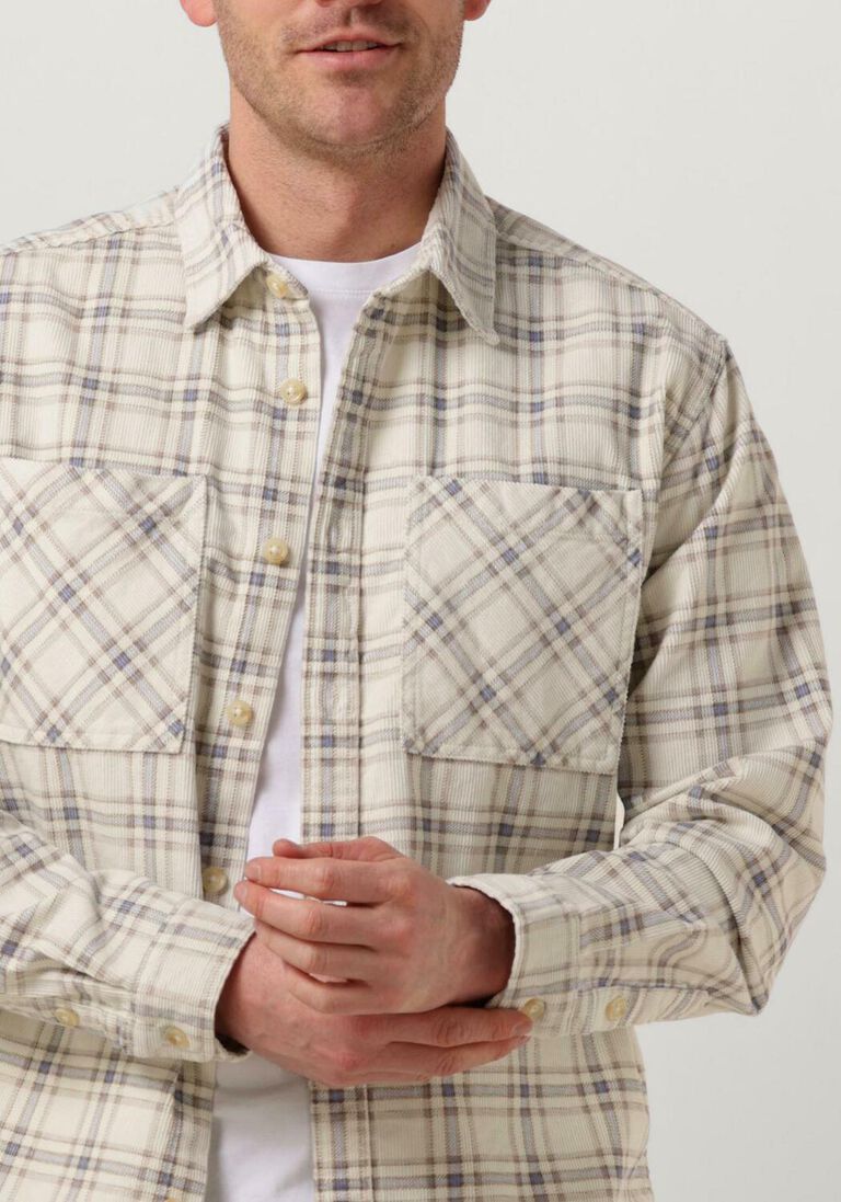 SELECTED HOMME gebroken wit selected homme overshirt slhloosefinn ls cord overshirt w
