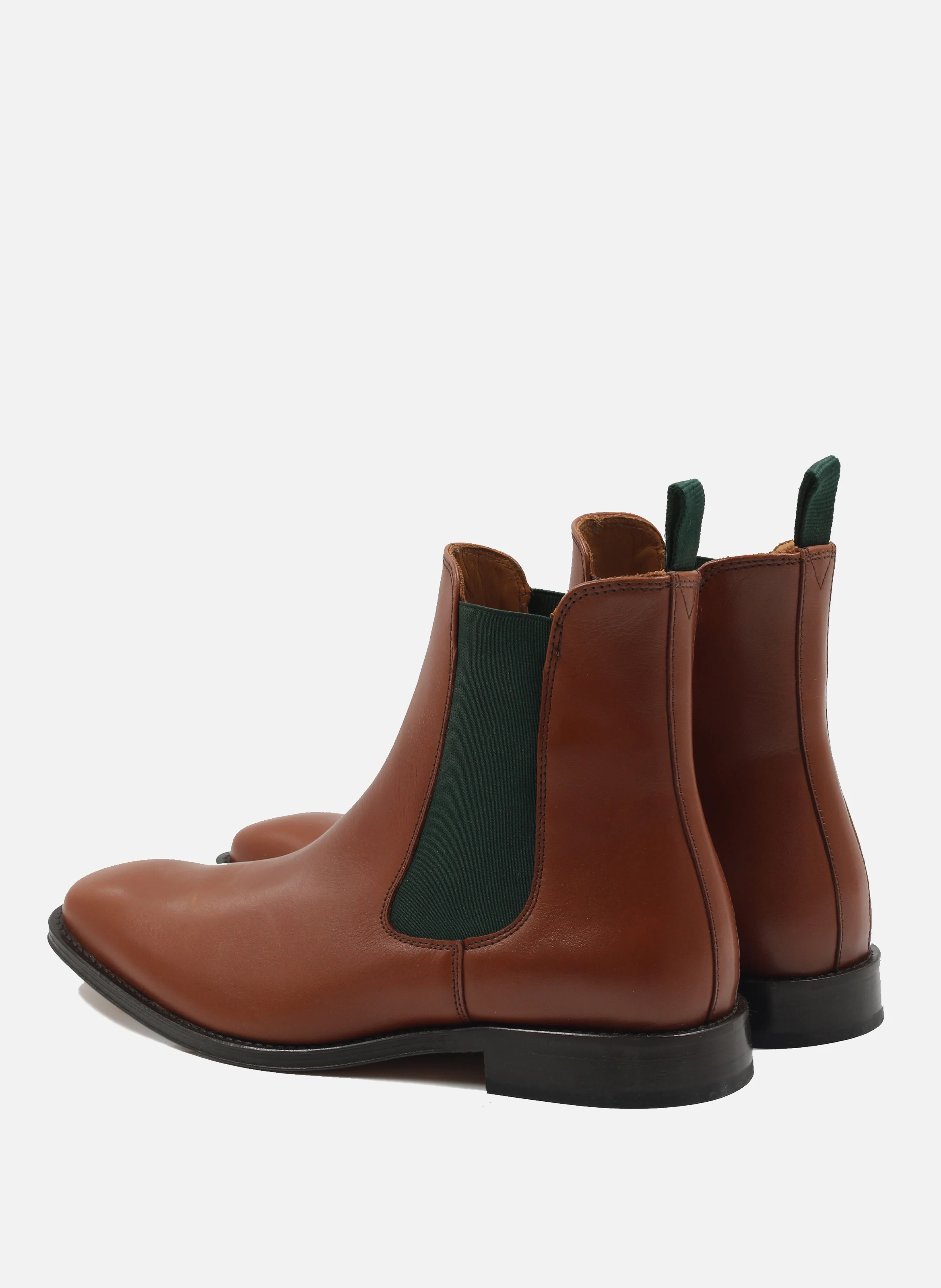 Chelsea boots cuir lisse | Marron