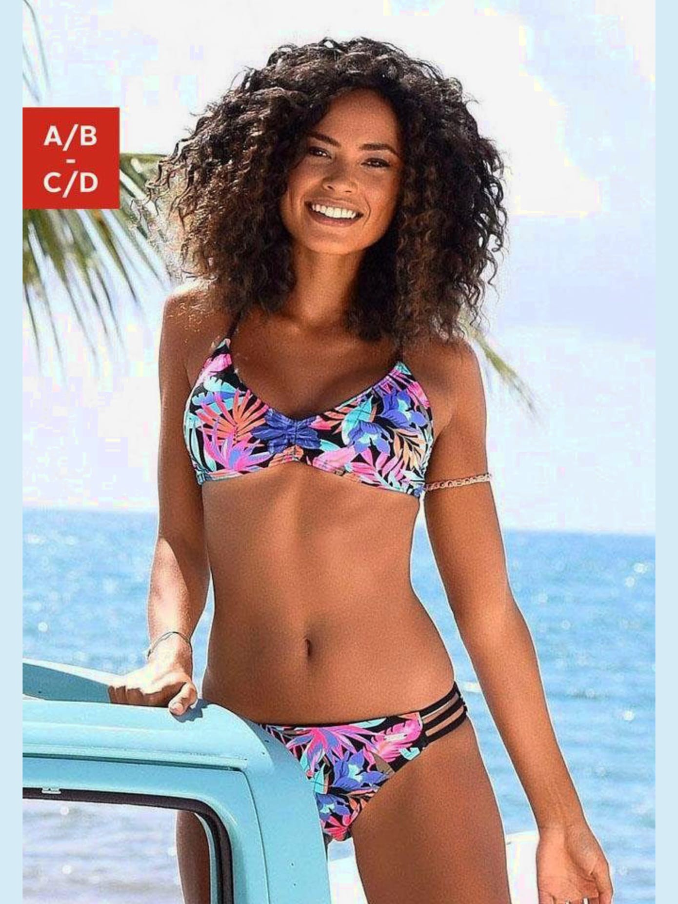 Haut de bikini triangle bonnets amovibles