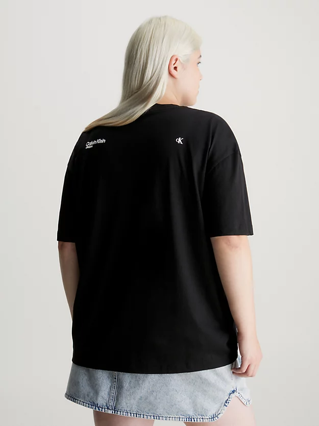 Camiseta estampada plus size