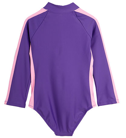 Mini Rodini Bådedragt - UV50+ - Stripe - Purple