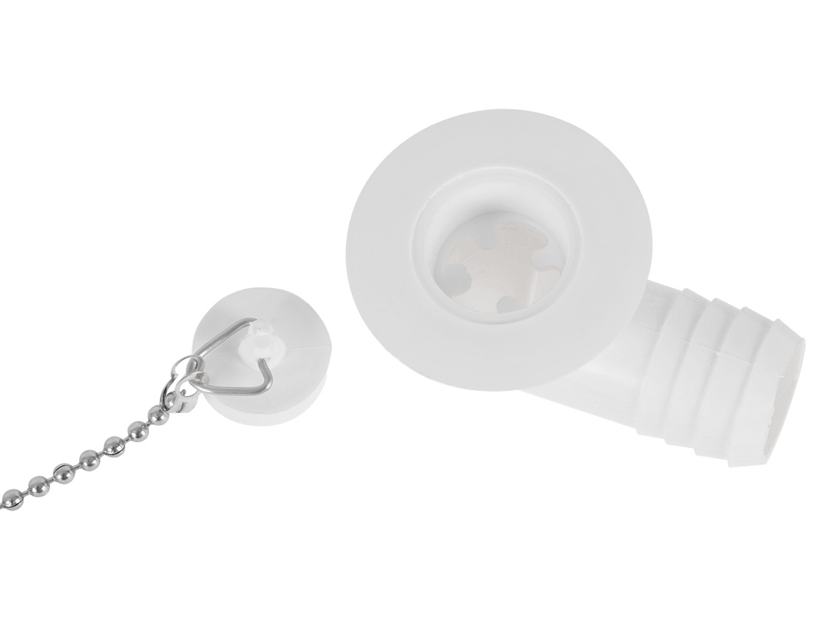 Reich haakse waterafvoerplug - 19 mm