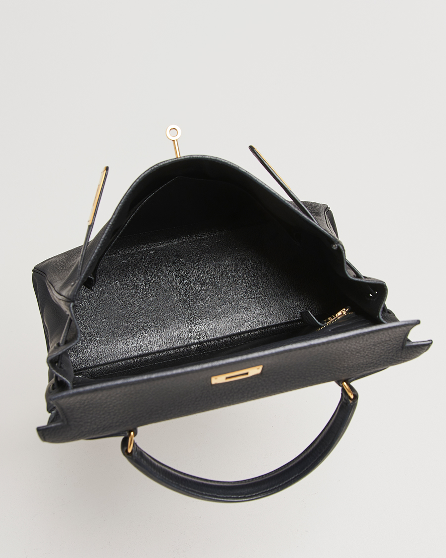 Hermès Pre-Owned Kelly 32 Handbag Taurillon Leather Black