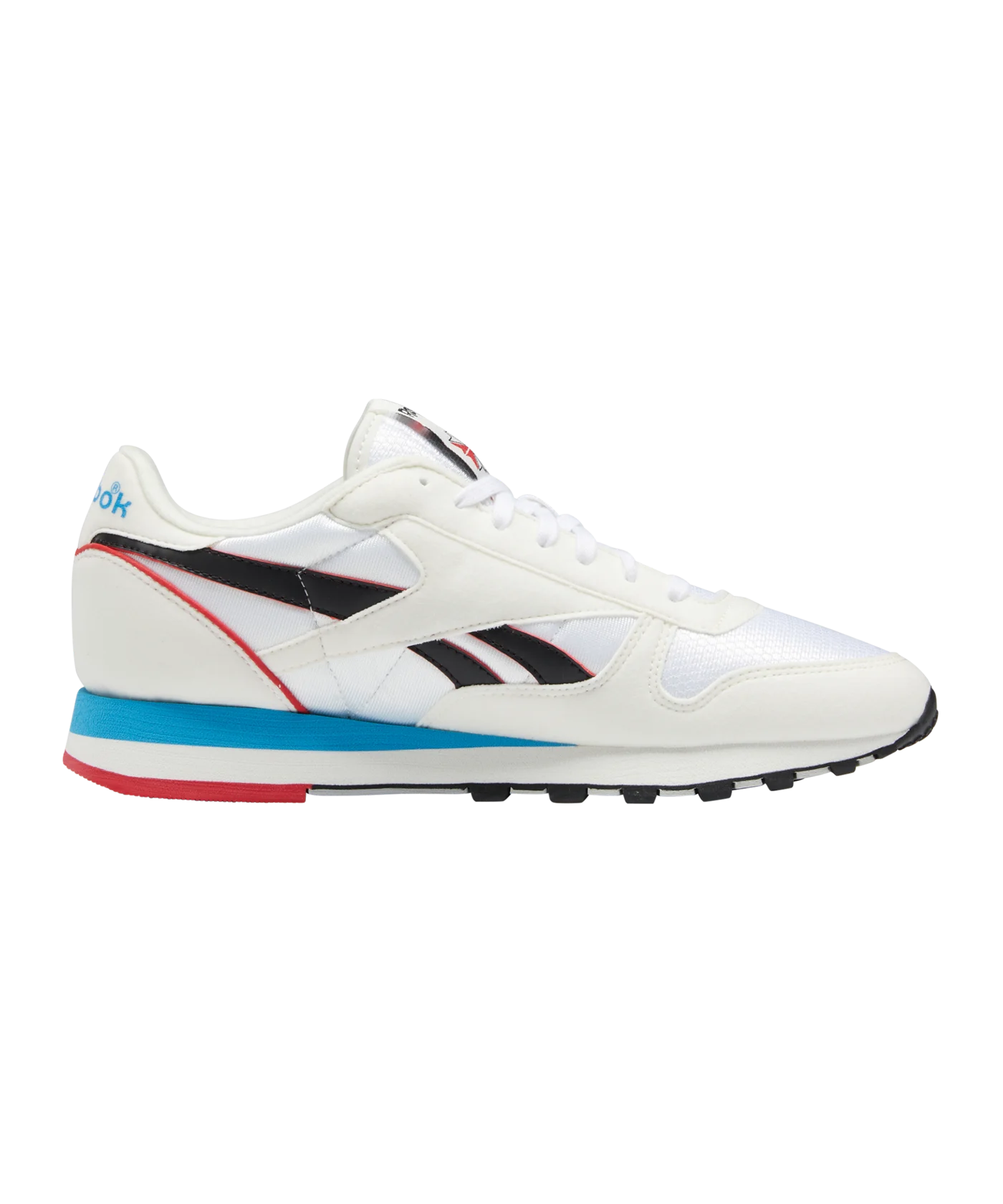 Reebok Classic Leather Weiss Blau Rot