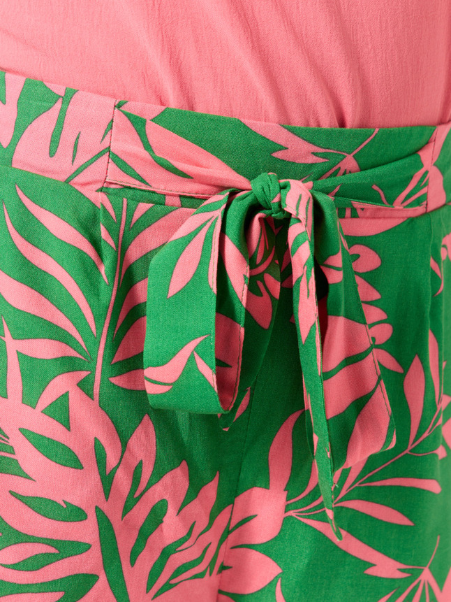 Short taille haute imprimé