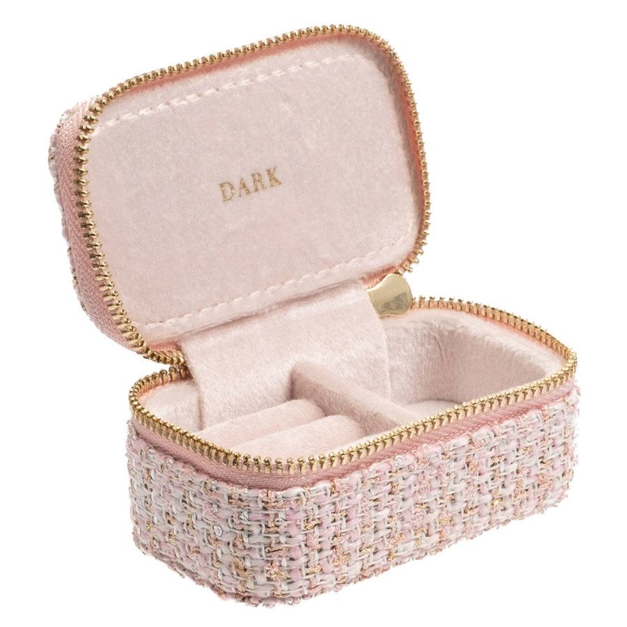 DARK Tweed Jewellery Box Micro Light Rose
