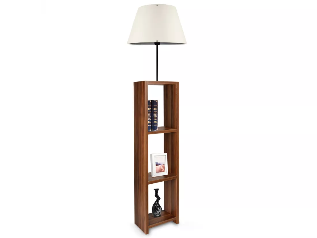 Lampadaire 150 Cm Crème, Étagères, Type E27 Max 60 W, Collection Victoria, Douille E27 Max 60 W