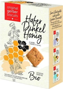 Gerber Hafer Dinkel Honig Biscuits Bio, 160 g