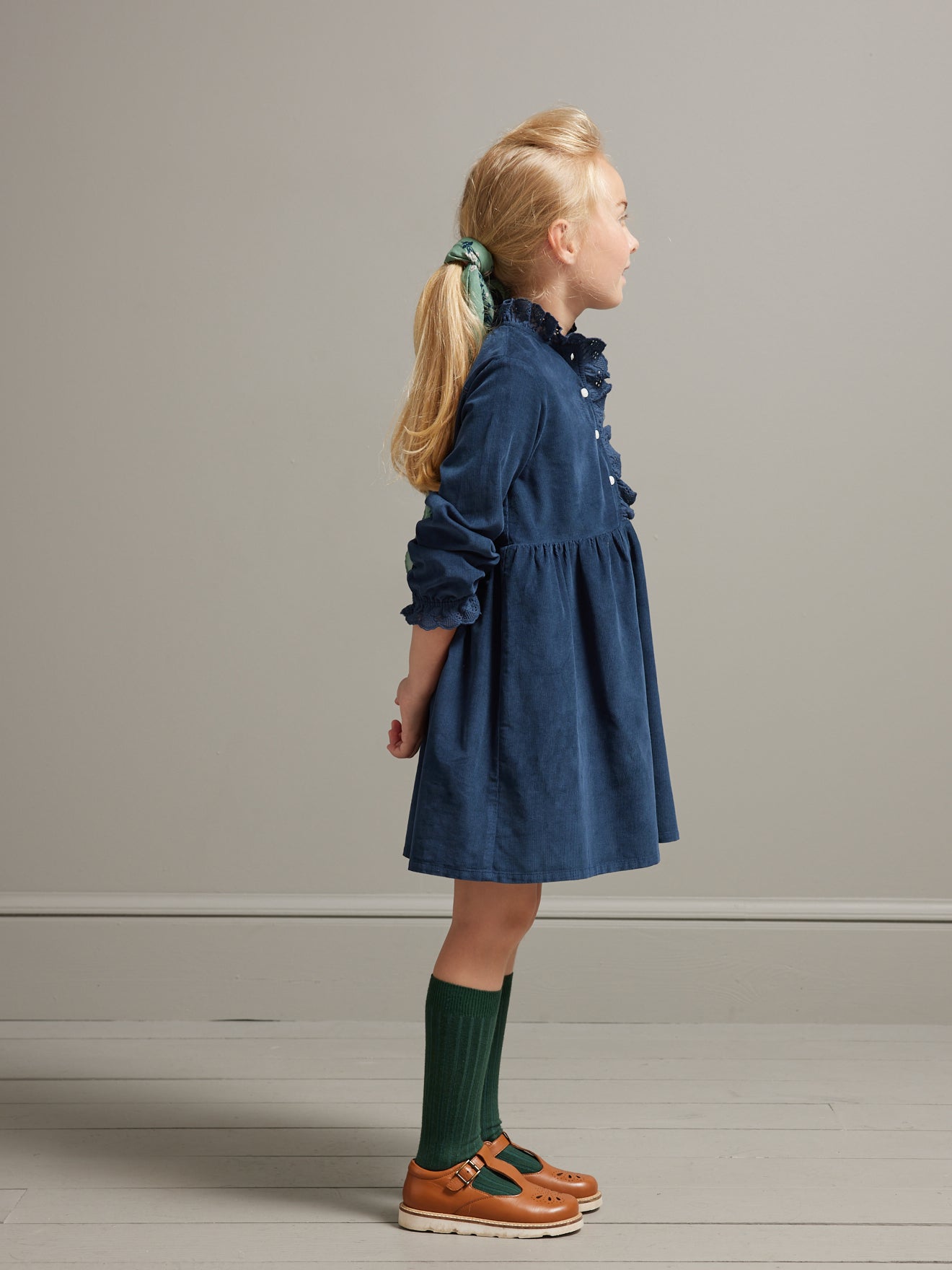 Robe Fille en velours