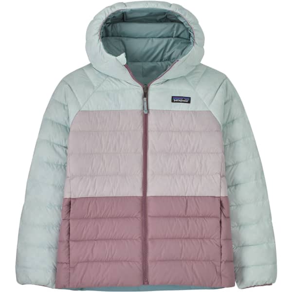 Doudoune ski PATAGONIA K'S REVERSIBLE DOWN SWEATER HOODY THERMAL BLUE