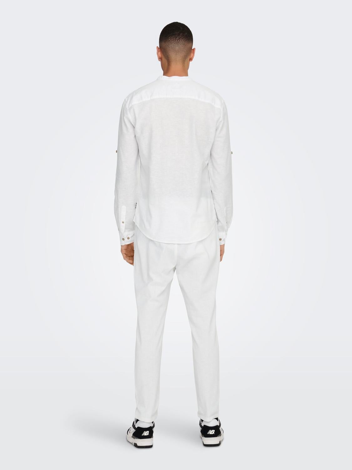 ONSCAIDEN Freizeithemd White